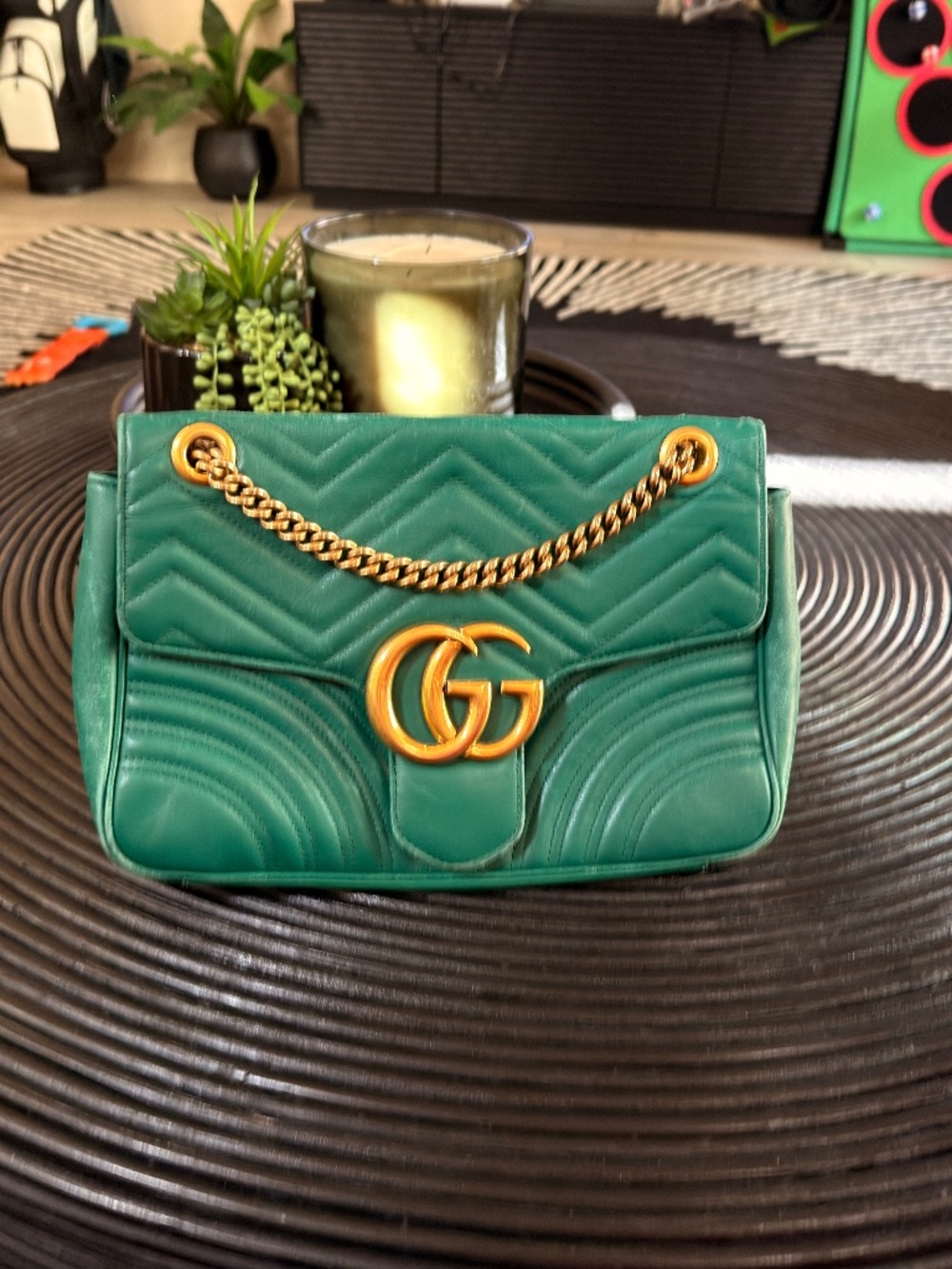 Gucci Green Handbag Crossbody